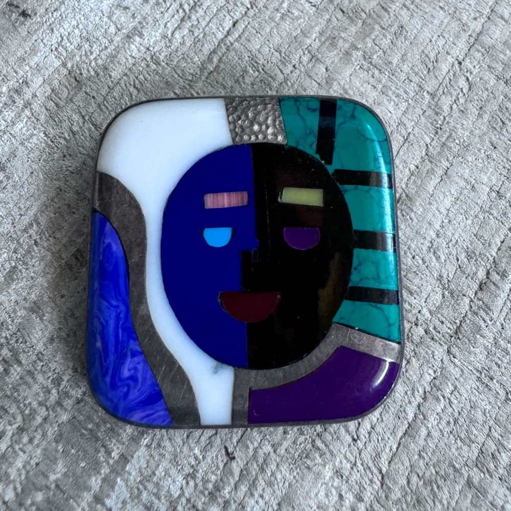Contemporary jewelry pin